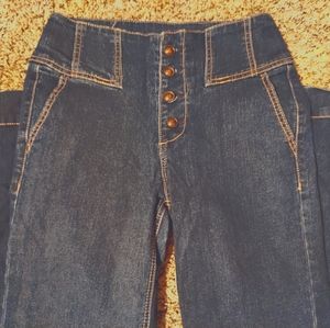 Wide Leg, High-Waisted Jeans